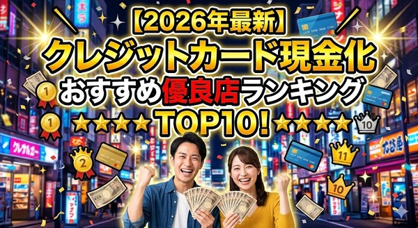 【2026年最新】クレジットカード現金化おすすめ優良店ランキングTOP10！